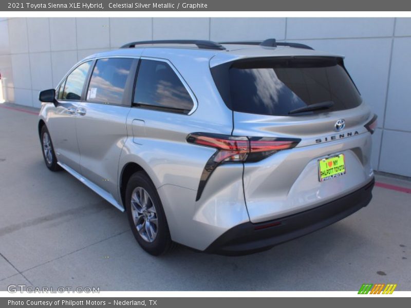 Celestial Silver Metallic / Graphite 2021 Toyota Sienna XLE Hybrid