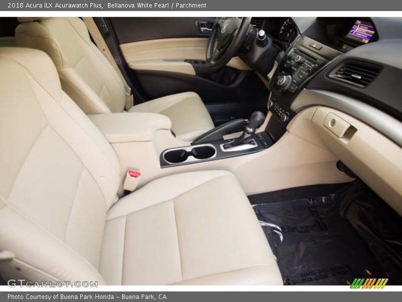 Bellanova White Pearl / Parchment 2018 Acura ILX Acurawatch Plus