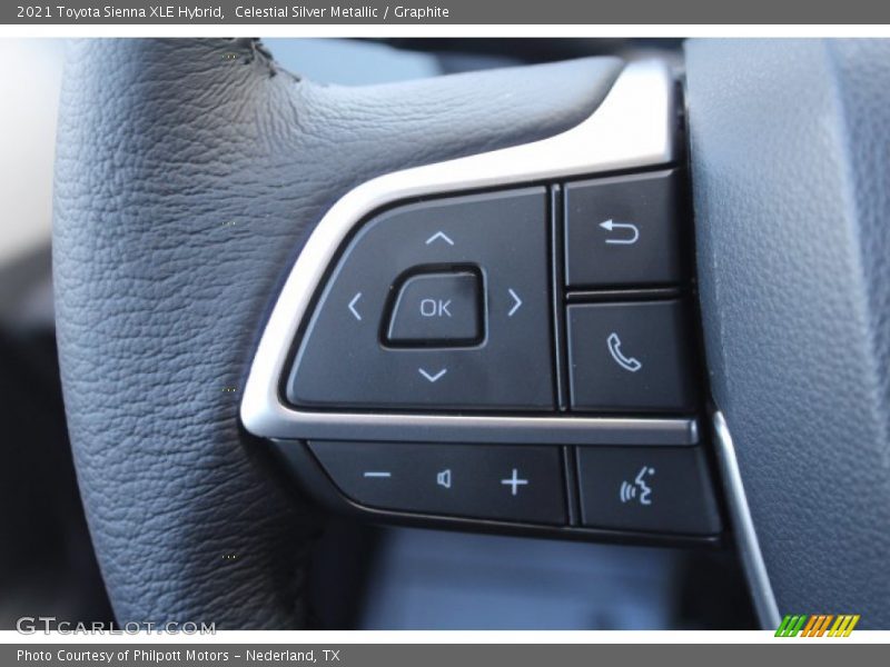 Celestial Silver Metallic / Graphite 2021 Toyota Sienna XLE Hybrid
