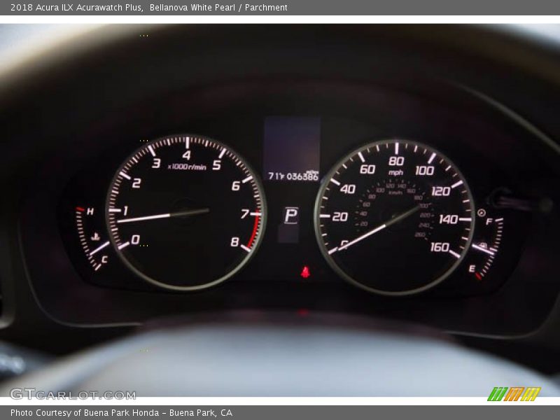 Bellanova White Pearl / Parchment 2018 Acura ILX Acurawatch Plus