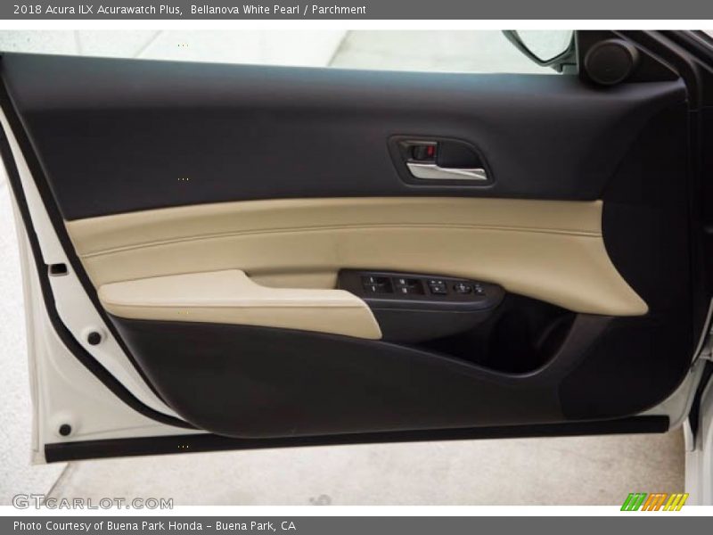Bellanova White Pearl / Parchment 2018 Acura ILX Acurawatch Plus