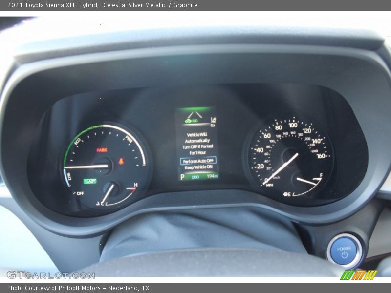Celestial Silver Metallic / Graphite 2021 Toyota Sienna XLE Hybrid