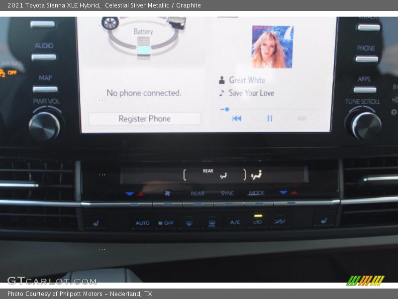 Celestial Silver Metallic / Graphite 2021 Toyota Sienna XLE Hybrid