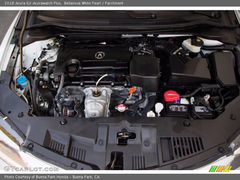Bellanova White Pearl / Parchment 2018 Acura ILX Acurawatch Plus