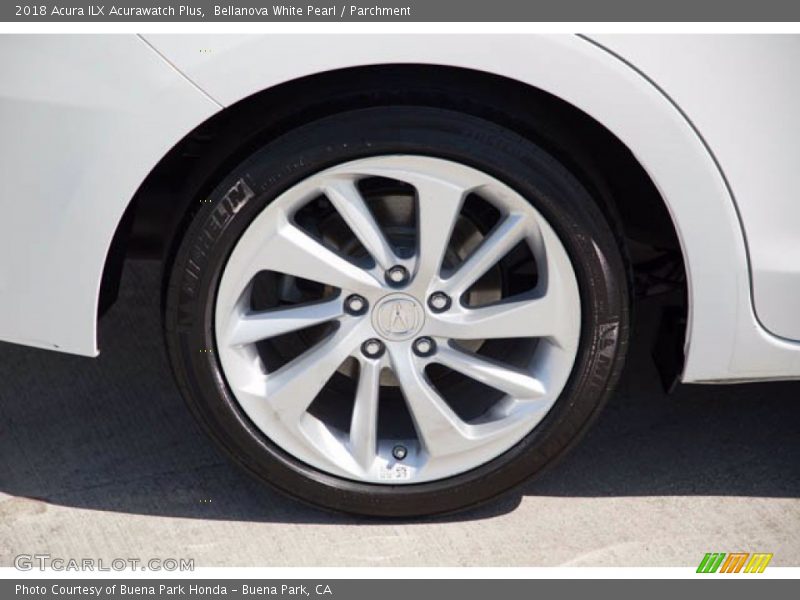 Bellanova White Pearl / Parchment 2018 Acura ILX Acurawatch Plus