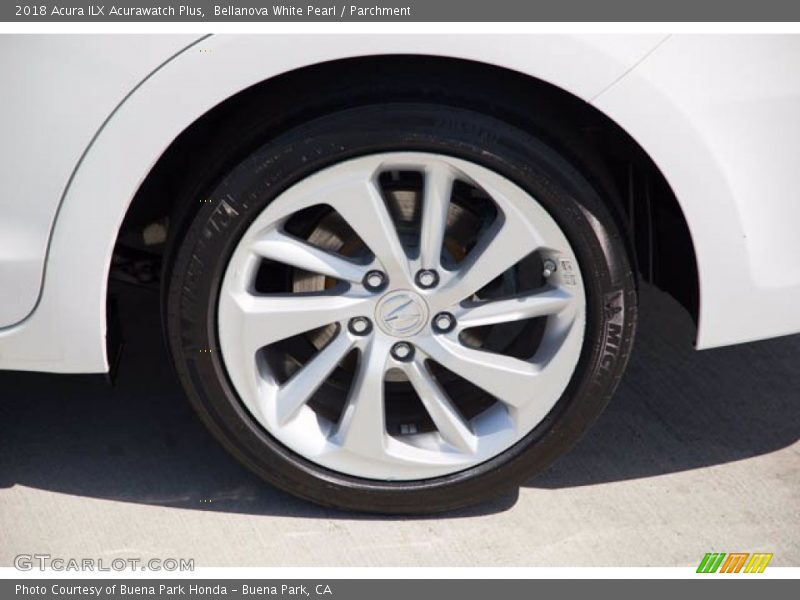 Bellanova White Pearl / Parchment 2018 Acura ILX Acurawatch Plus