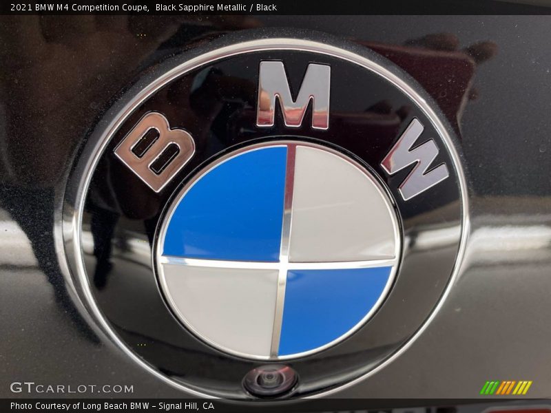 Black Sapphire Metallic / Black 2021 BMW M4 Competition Coupe