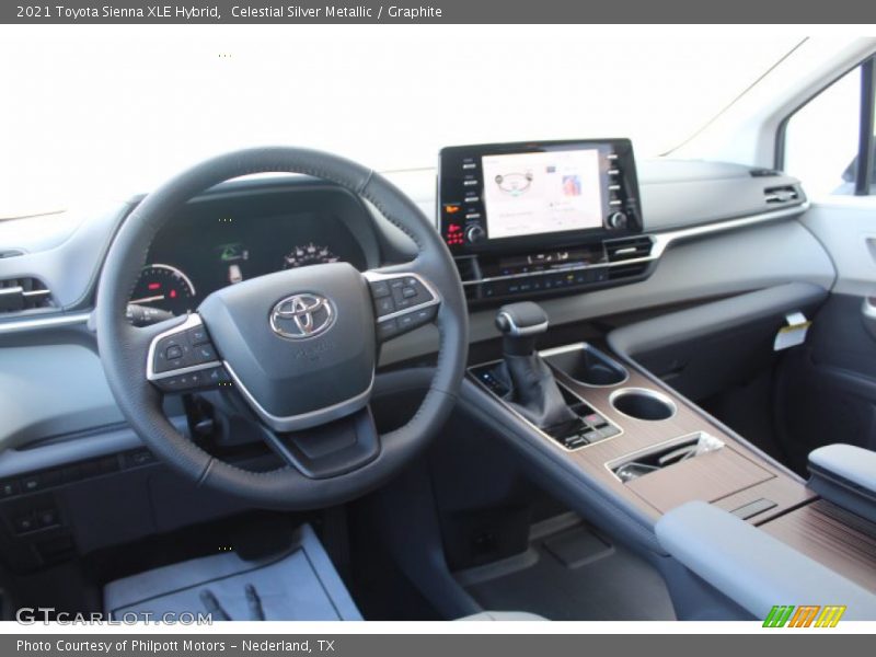Celestial Silver Metallic / Graphite 2021 Toyota Sienna XLE Hybrid