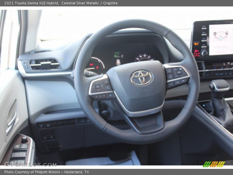 Celestial Silver Metallic / Graphite 2021 Toyota Sienna XLE Hybrid