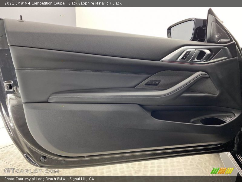 Black Sapphire Metallic / Black 2021 BMW M4 Competition Coupe