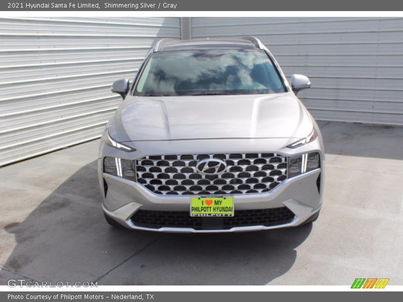 Shimmering Silver / Gray 2021 Hyundai Santa Fe Limited