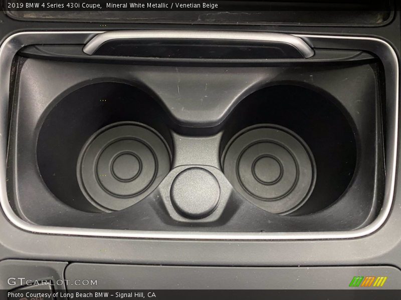 Mineral White Metallic / Venetian Beige 2019 BMW 4 Series 430i Coupe