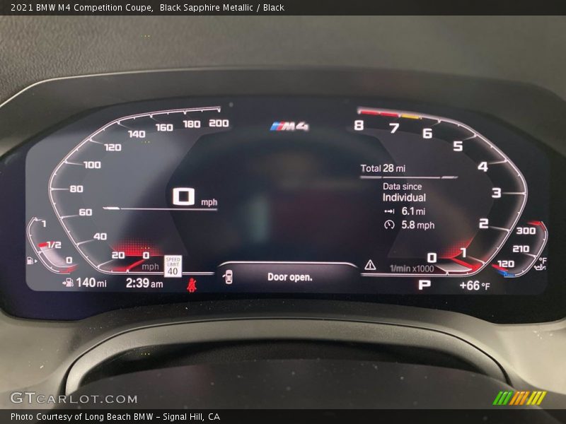  2021 M4 Competition Coupe Competition Coupe Gauges