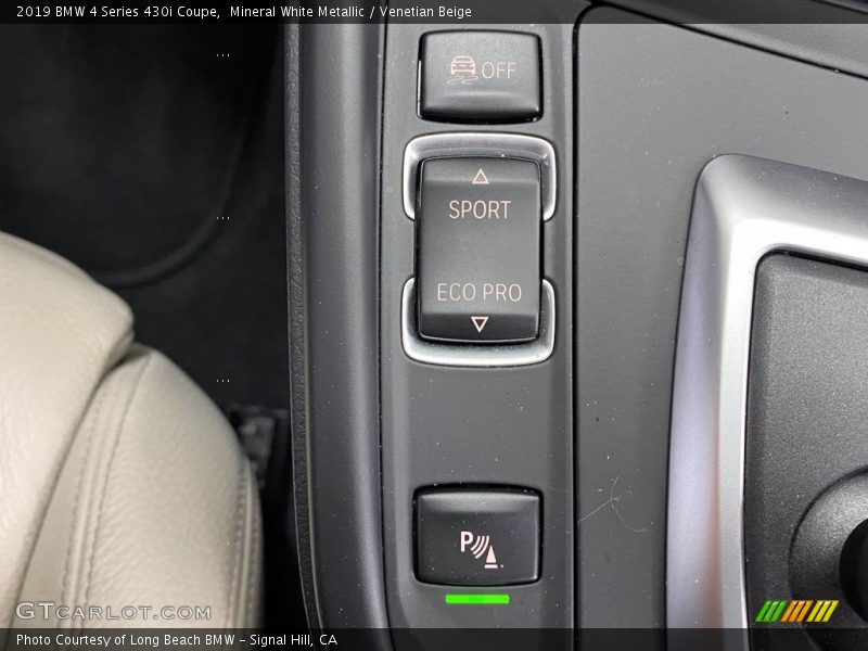 Mineral White Metallic / Venetian Beige 2019 BMW 4 Series 430i Coupe