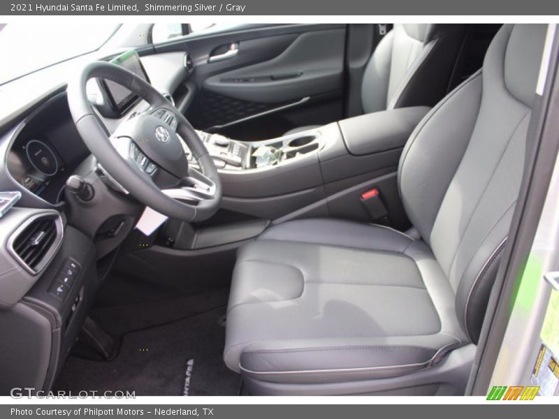Shimmering Silver / Gray 2021 Hyundai Santa Fe Limited