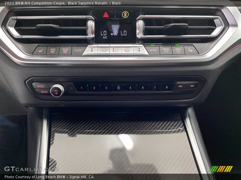 Black Sapphire Metallic / Black 2021 BMW M4 Competition Coupe