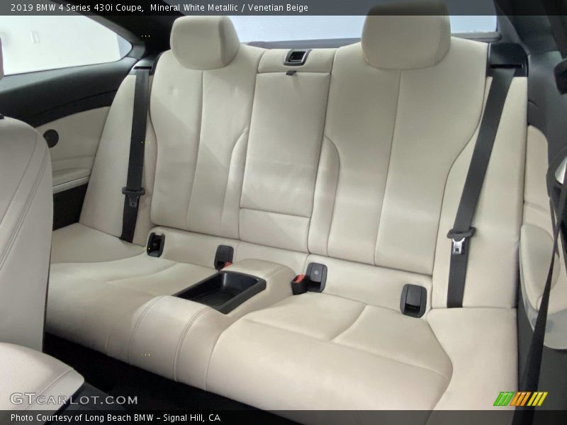 Mineral White Metallic / Venetian Beige 2019 BMW 4 Series 430i Coupe
