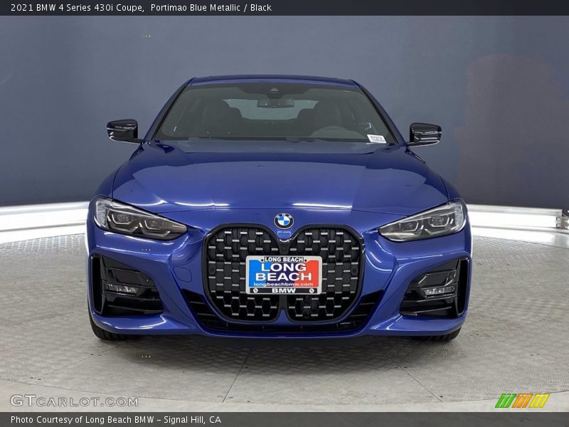 Portimao Blue Metallic / Black 2021 BMW 4 Series 430i Coupe