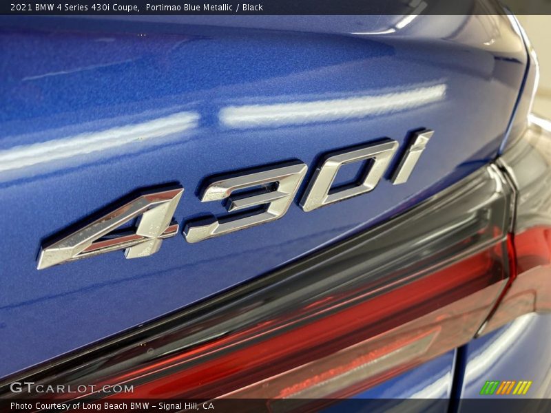 Portimao Blue Metallic / Black 2021 BMW 4 Series 430i Coupe