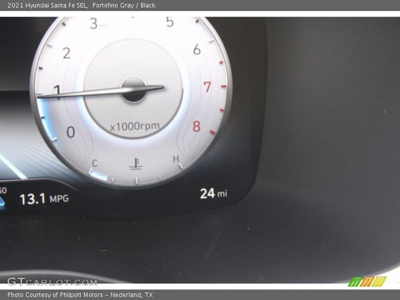 Portofino Gray / Black 2021 Hyundai Santa Fe SEL