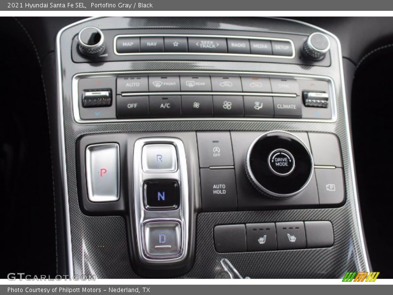 Portofino Gray / Black 2021 Hyundai Santa Fe SEL