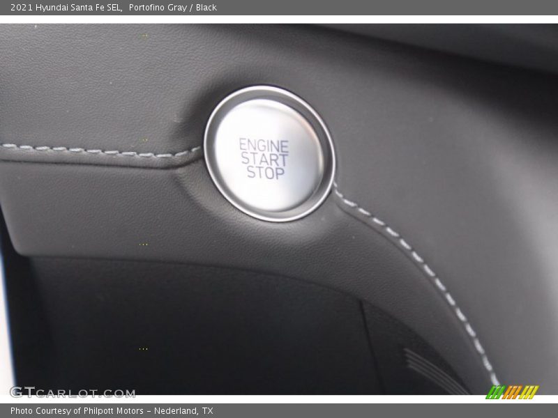 Portofino Gray / Black 2021 Hyundai Santa Fe SEL