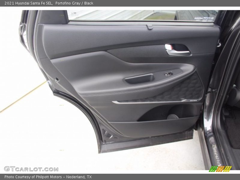 Portofino Gray / Black 2021 Hyundai Santa Fe SEL