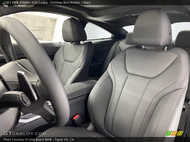 Portimao Blue Metallic / Black 2021 BMW 4 Series 430i Coupe