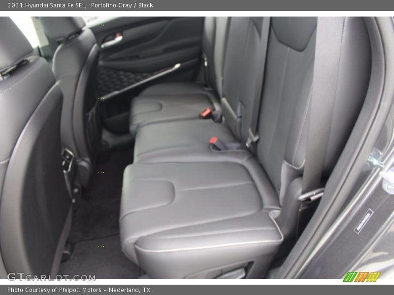 Portofino Gray / Black 2021 Hyundai Santa Fe SEL