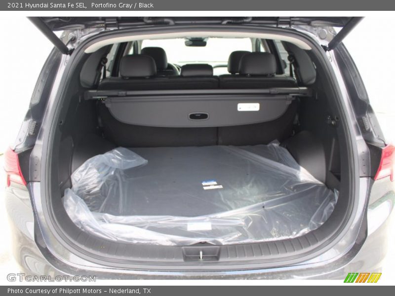 Portofino Gray / Black 2021 Hyundai Santa Fe SEL