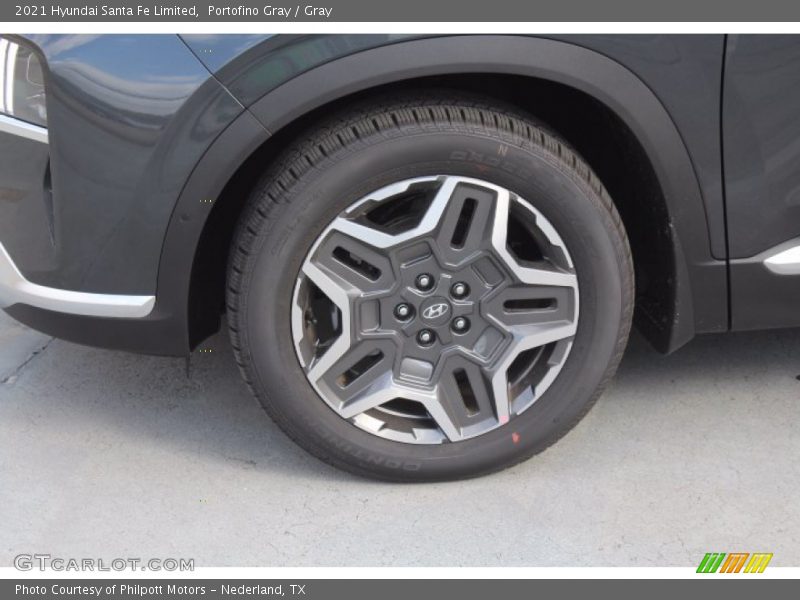 Portofino Gray / Gray 2021 Hyundai Santa Fe Limited