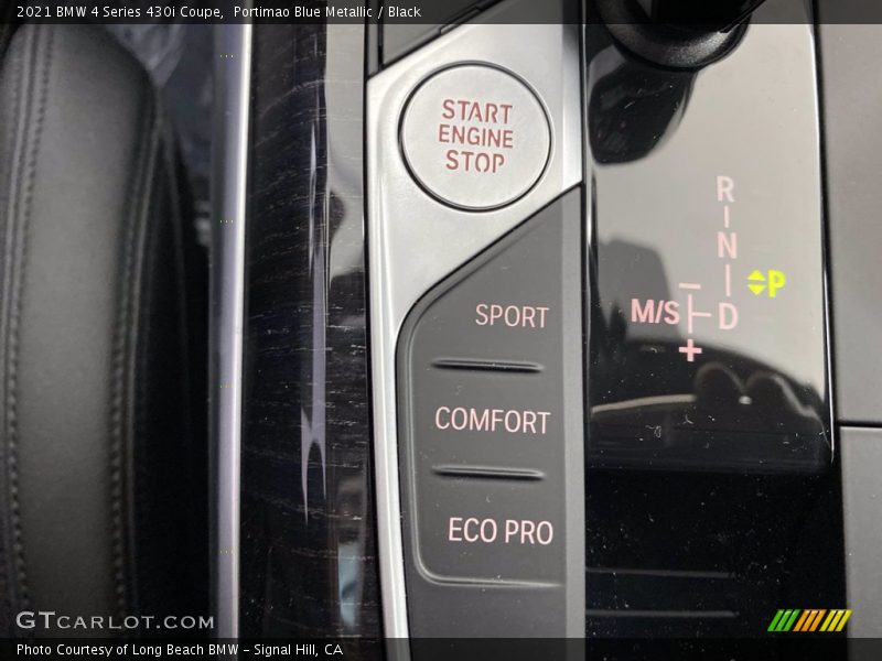 Portimao Blue Metallic / Black 2021 BMW 4 Series 430i Coupe