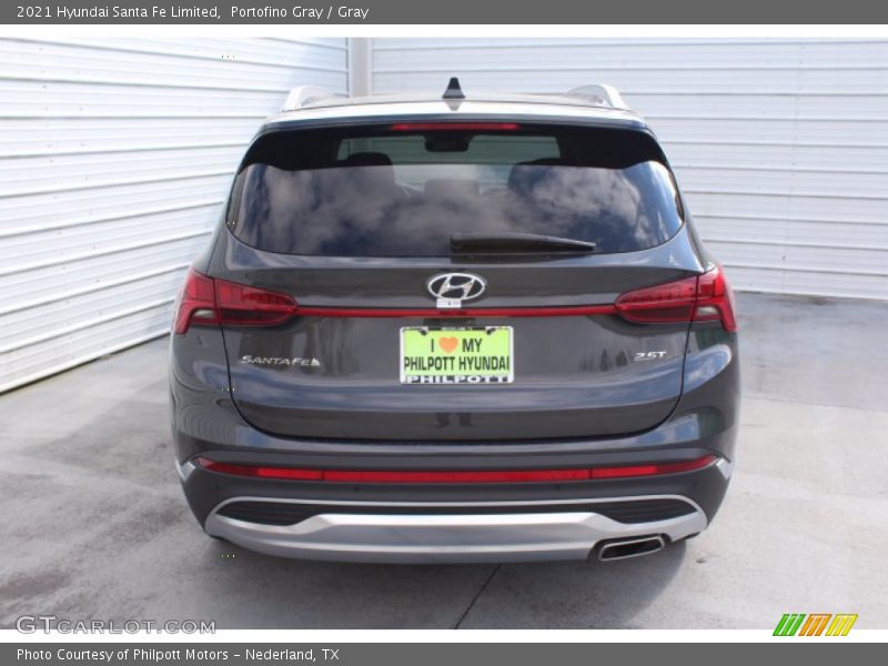 Portofino Gray / Gray 2021 Hyundai Santa Fe Limited