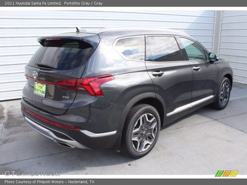 Portofino Gray / Gray 2021 Hyundai Santa Fe Limited
