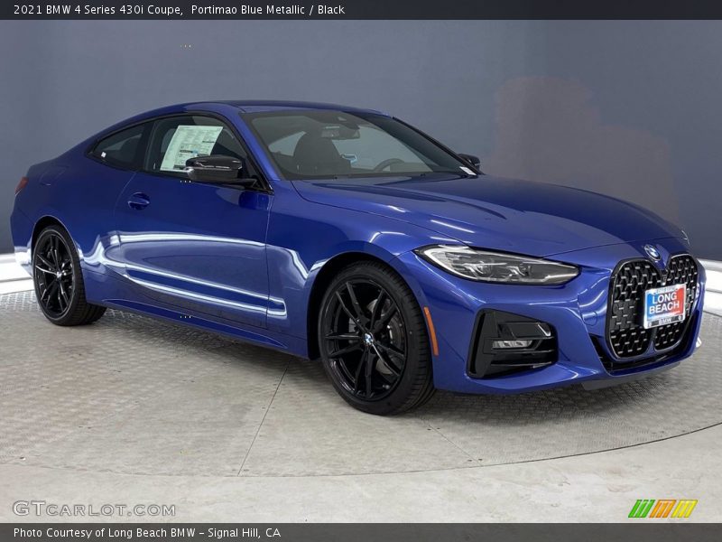 Front 3/4 View of 2021 4 Series 430i Coupe