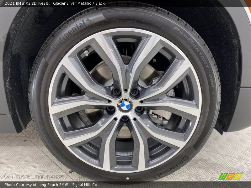 Glacier Silver Metallic / Black 2021 BMW X2 sDrive28i