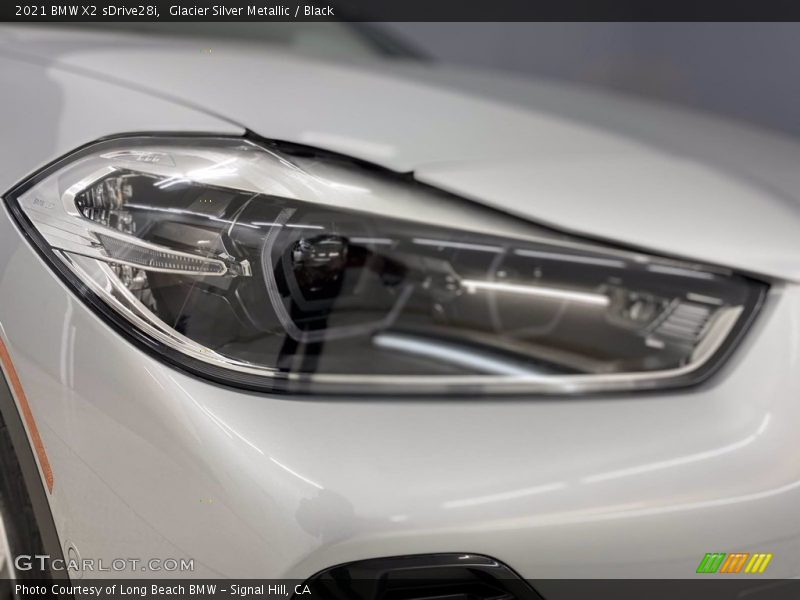 Glacier Silver Metallic / Black 2021 BMW X2 sDrive28i