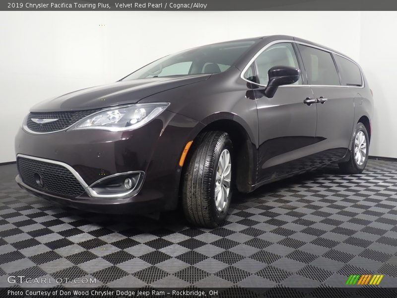 Velvet Red Pearl / Cognac/Alloy 2019 Chrysler Pacifica Touring Plus