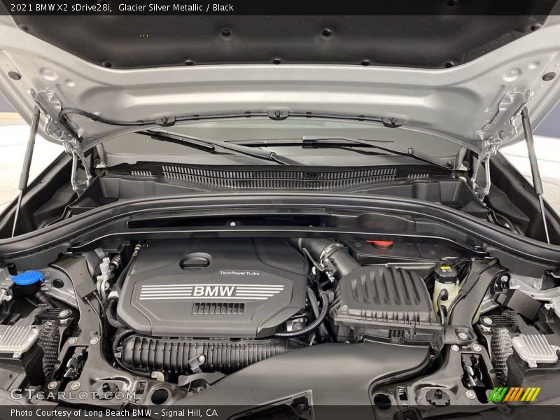 Glacier Silver Metallic / Black 2021 BMW X2 sDrive28i