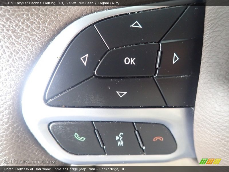 Velvet Red Pearl / Cognac/Alloy 2019 Chrysler Pacifica Touring Plus