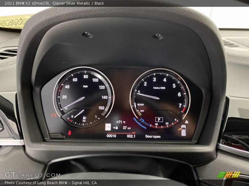 Glacier Silver Metallic / Black 2021 BMW X2 sDrive28i