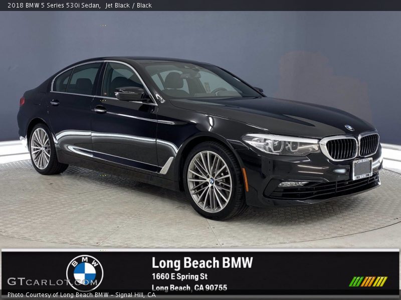 Jet Black / Black 2018 BMW 5 Series 530i Sedan