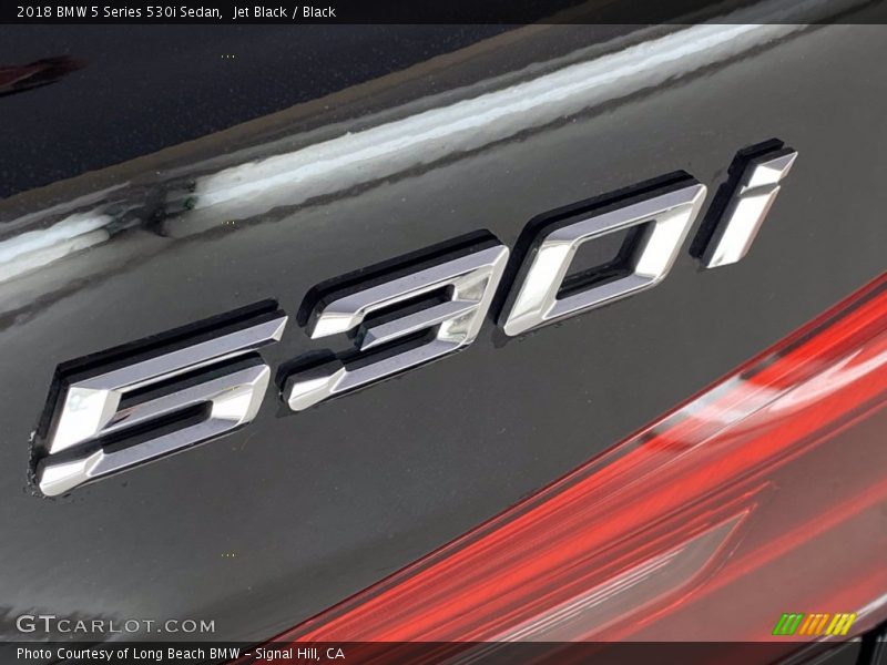 Jet Black / Black 2018 BMW 5 Series 530i Sedan