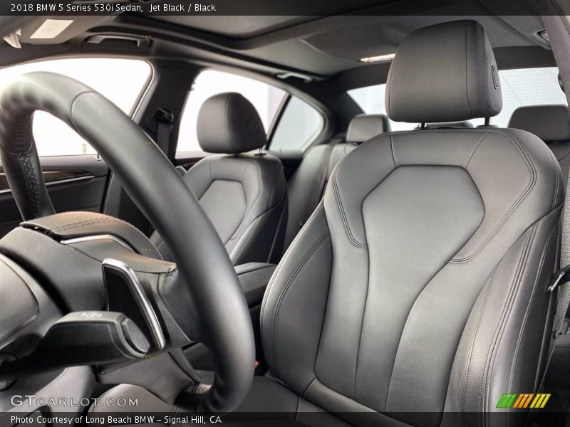 Jet Black / Black 2018 BMW 5 Series 530i Sedan
