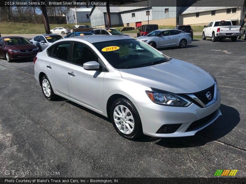 Brilliant Silver Metallic / Charcoal 2019 Nissan Sentra SV