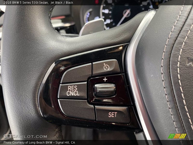 Jet Black / Black 2018 BMW 5 Series 530i Sedan