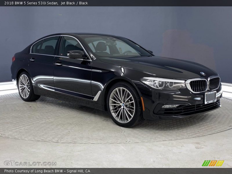 Jet Black / Black 2018 BMW 5 Series 530i Sedan