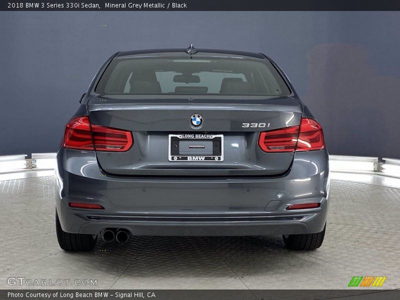 Mineral Grey Metallic / Black 2018 BMW 3 Series 330i Sedan