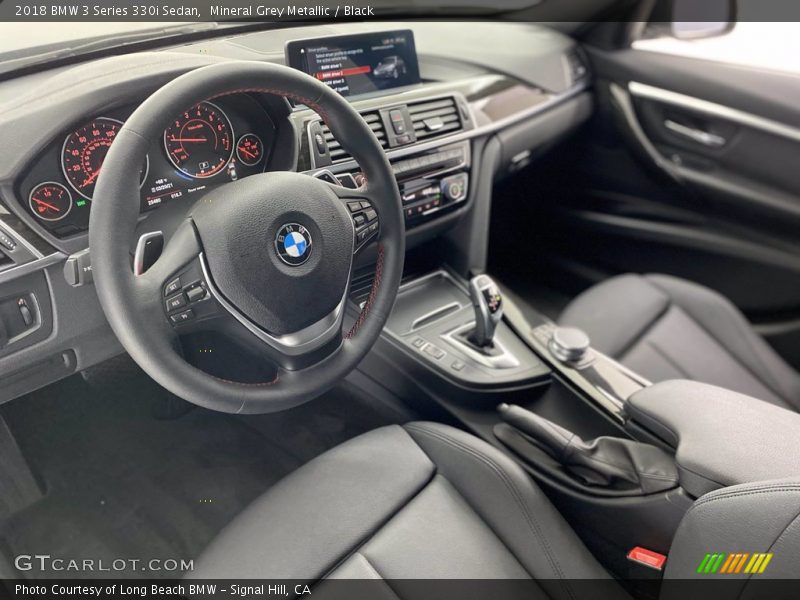 Mineral Grey Metallic / Black 2018 BMW 3 Series 330i Sedan