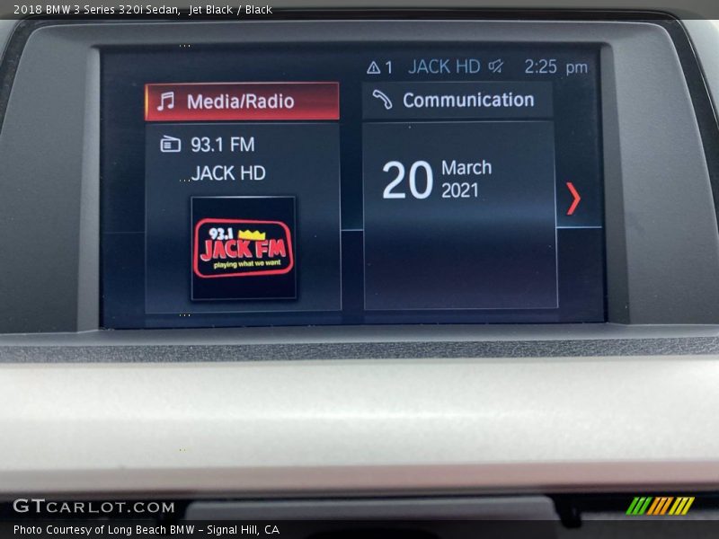Jet Black / Black 2018 BMW 3 Series 320i Sedan